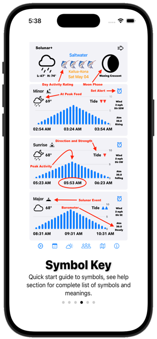 Solunar+ Screenshot 2 of 3