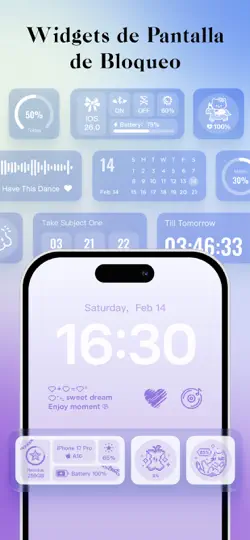 Captura de pantalla de Widgify: DIY LIVE Pantalla en iPhone 6