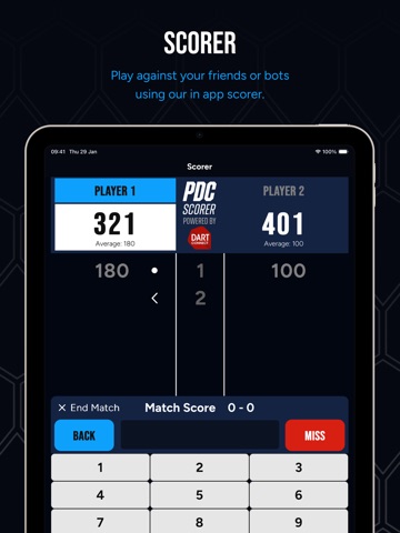 PDC iPad screenshot
