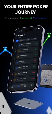 Stackly - You Poker Bankroll iPhone screenshot