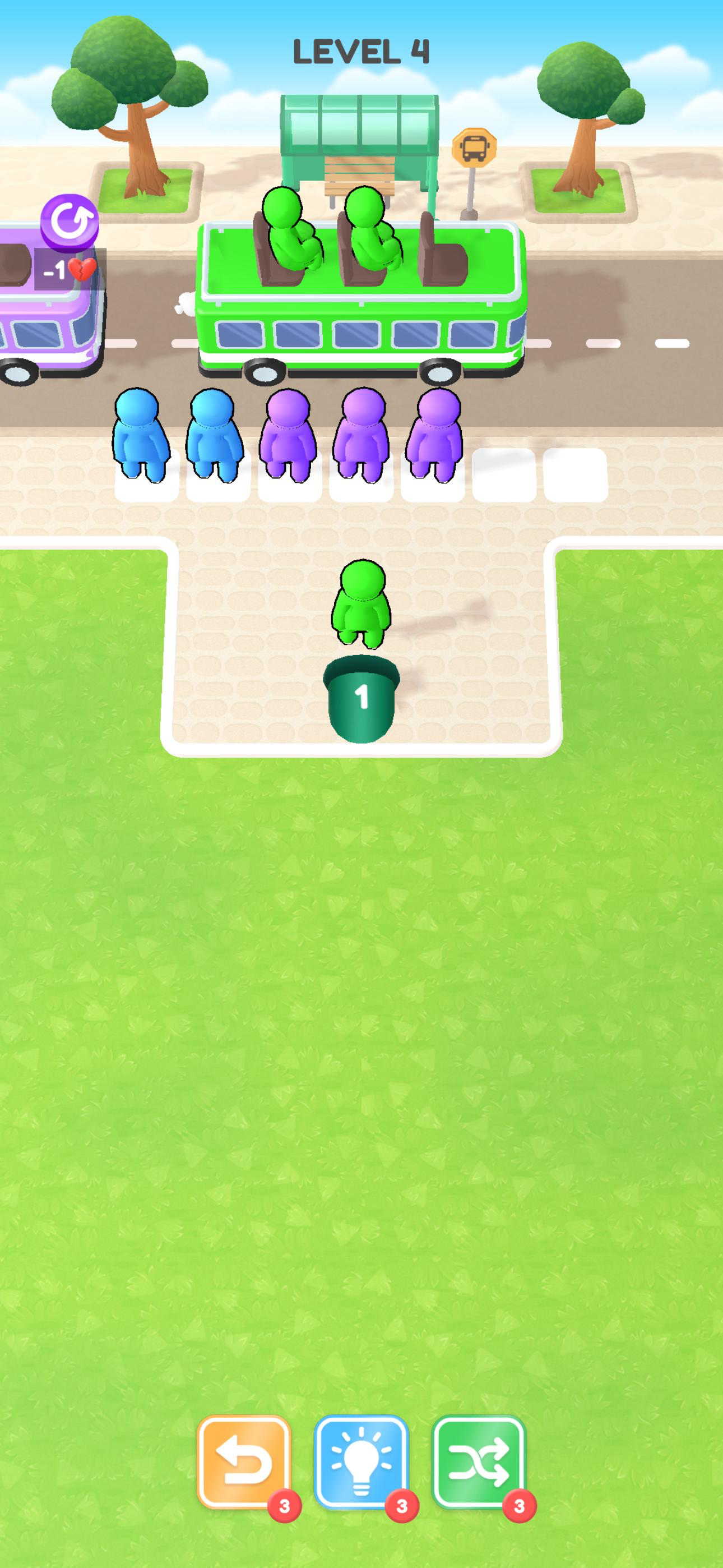 Bus Stop - Car match 3D screenshot 9