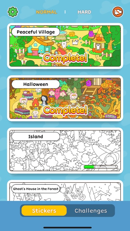 StickerTown Puzzle: Color book