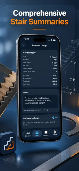 StairPlan: Stair Calculator screenshot 4