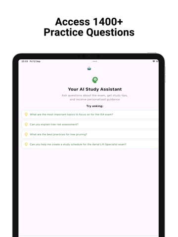 ISA Aerial Lift Flashcards iPad screenshot