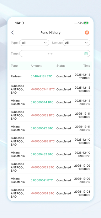 ANTPOOL - Leading BTC Pool Screenshot 4 of 10