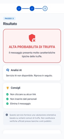 SOS Truffa - Verifica Messaggi Screenshot 3 of 3