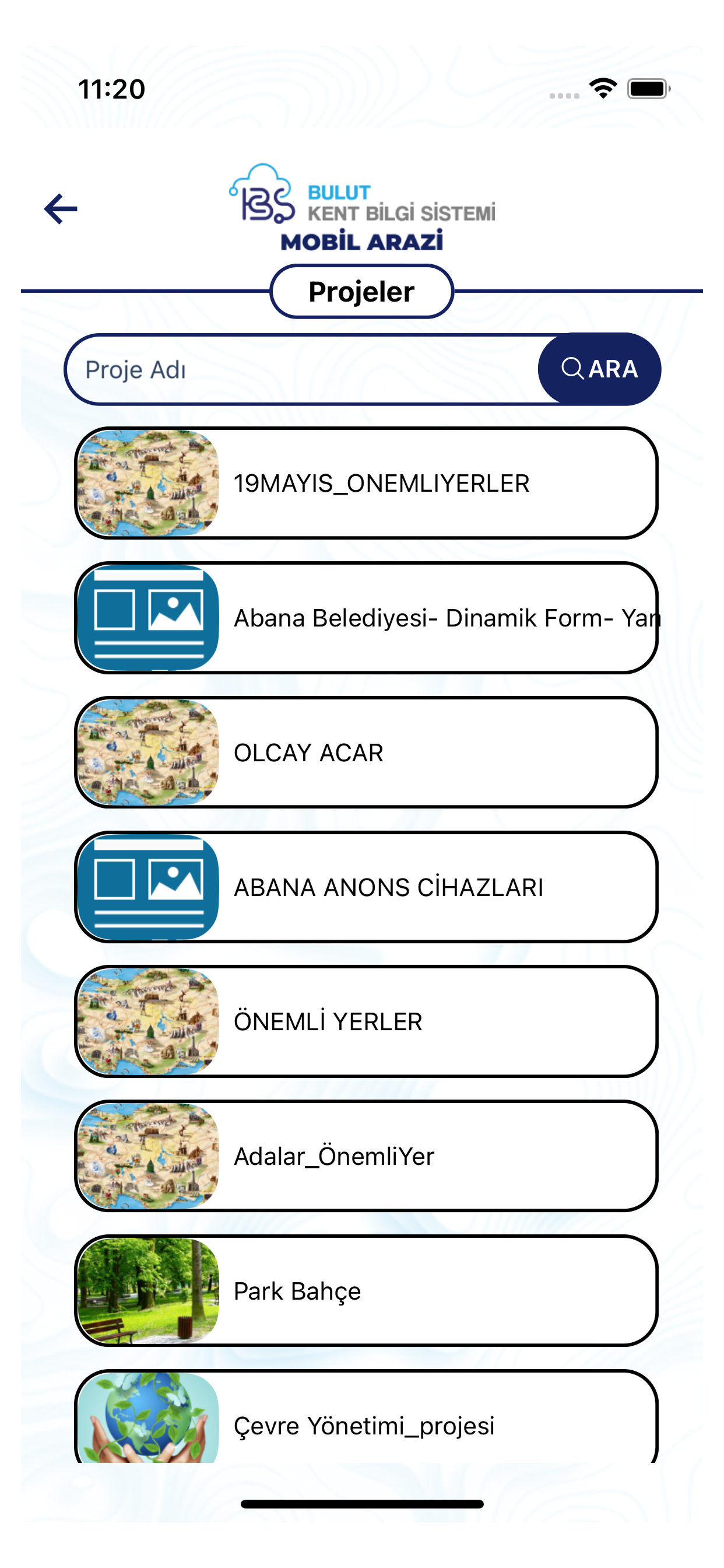 BulutKBS Mobil Arazi