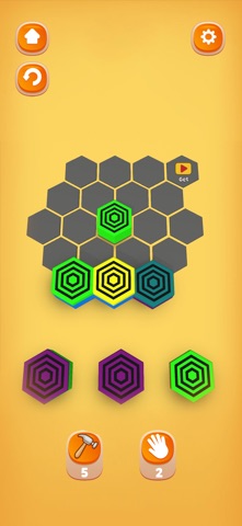 Hexa Sort: Honey Merge screenshot