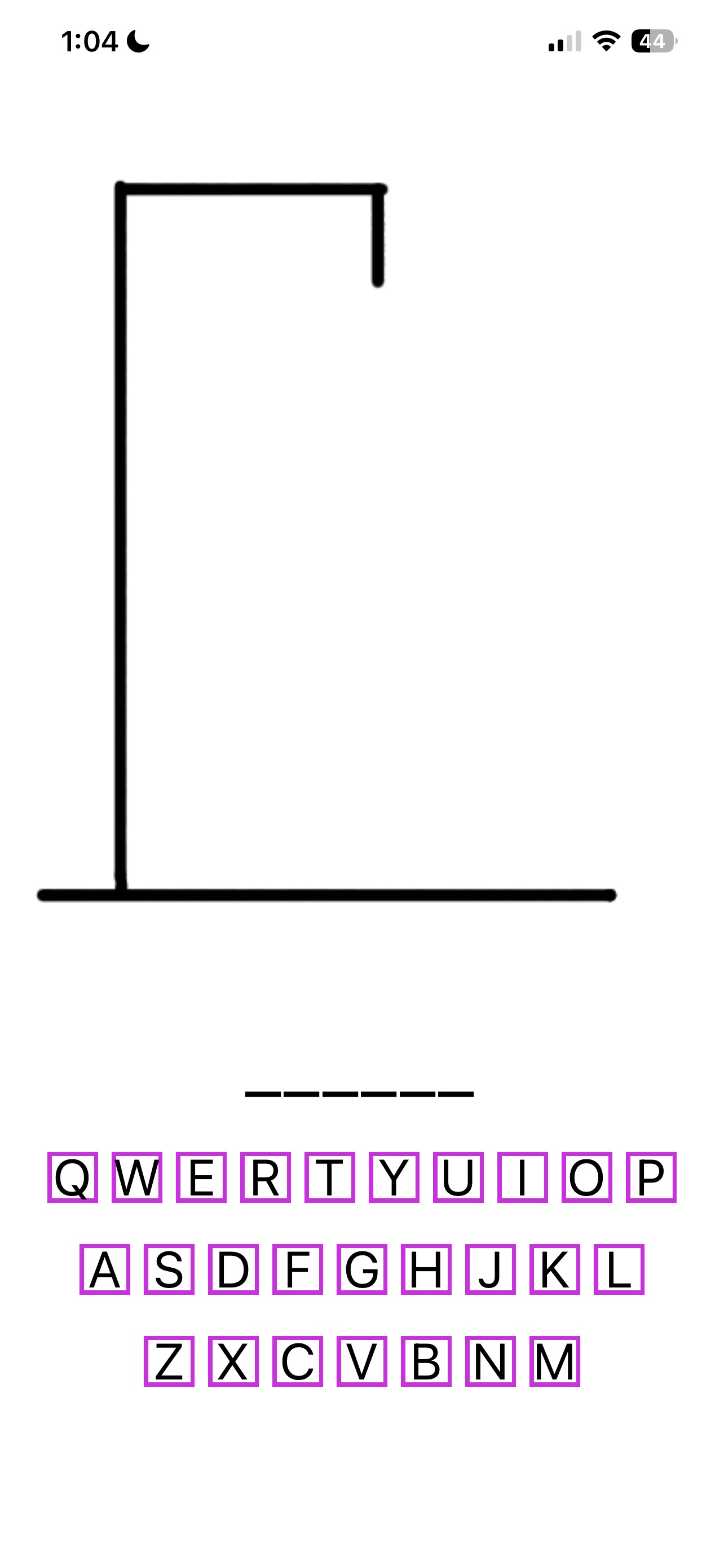Screenshot 1 of Nathan's Hangman