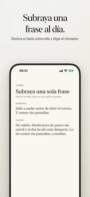 Cinco: journaling en 5 minutos screenshot 3 of 6