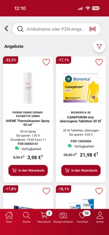 Obere Apotheke Ingolstadt iPhone screenshot