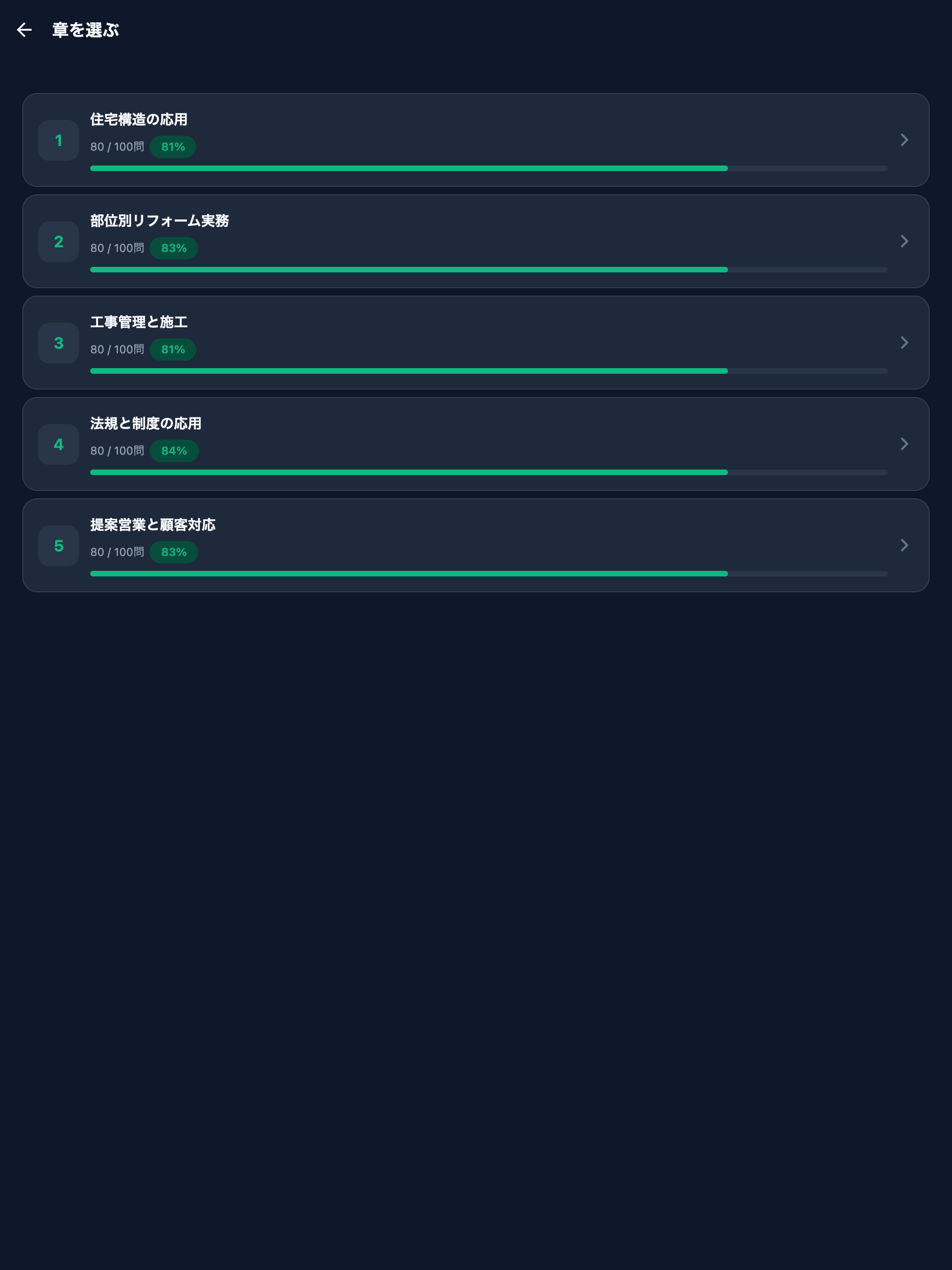 リフォームスタイリスト2級対策 screenshot 7