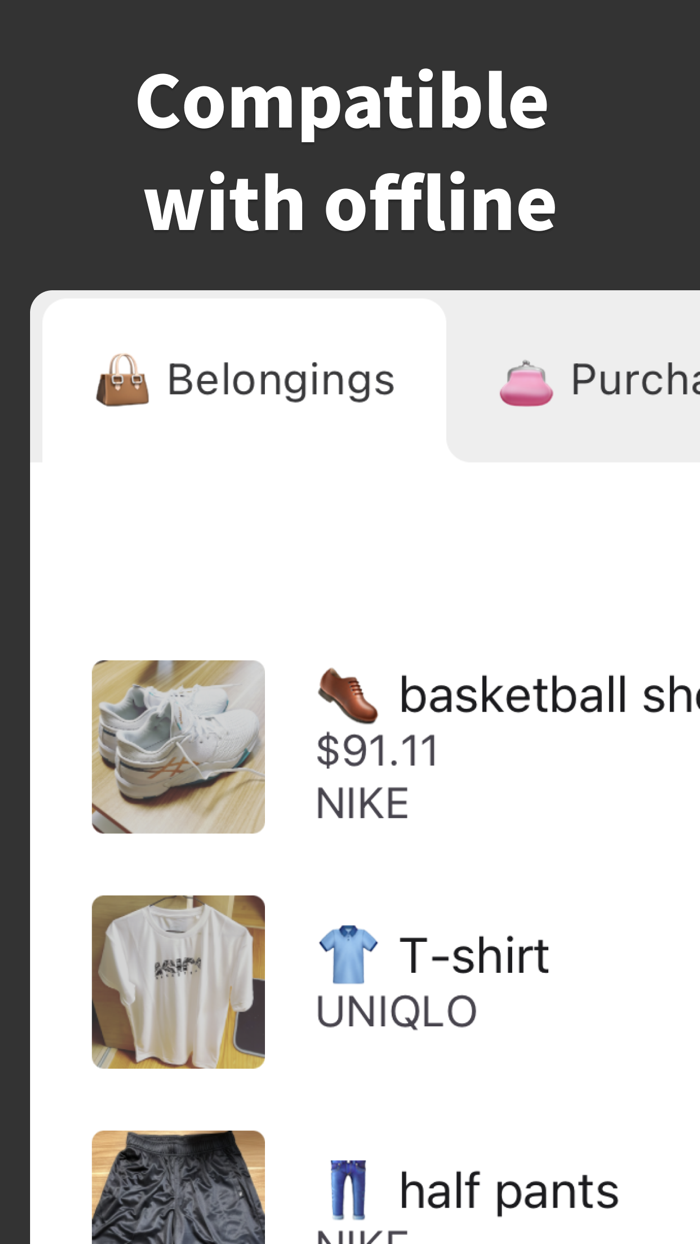 Purchase List  Shopping list