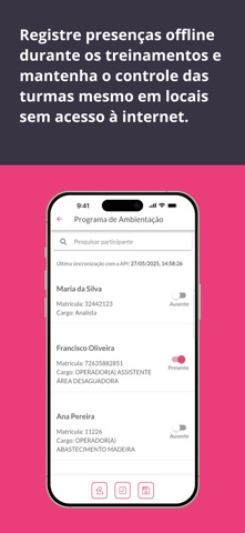 Presença Offline screenshot