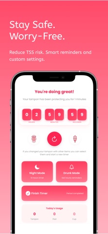 Tampon Timer - Period Tracker Screenshot 1 of 4