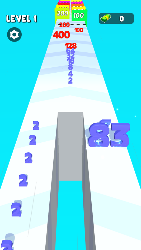 #1. Number Running- Run & Merge (iOS) Bởi: Muhammad Rizwan