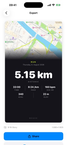 Weave: Workout Stories Screenshot 3 of 3