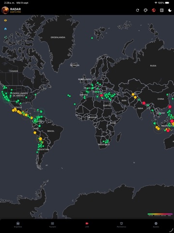 Radar Earth Terremoto iPad screenshot 1