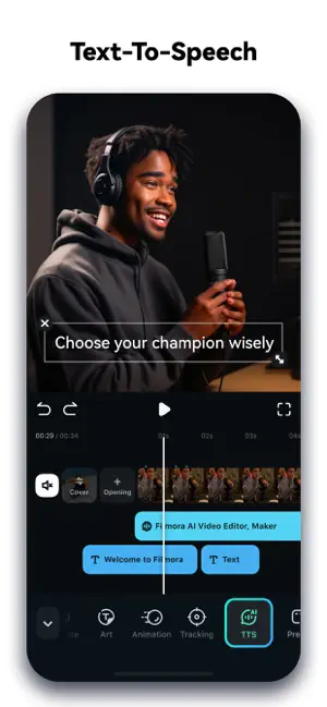 Filmora: AI Video Editor&Maker iPhone screenshot 4