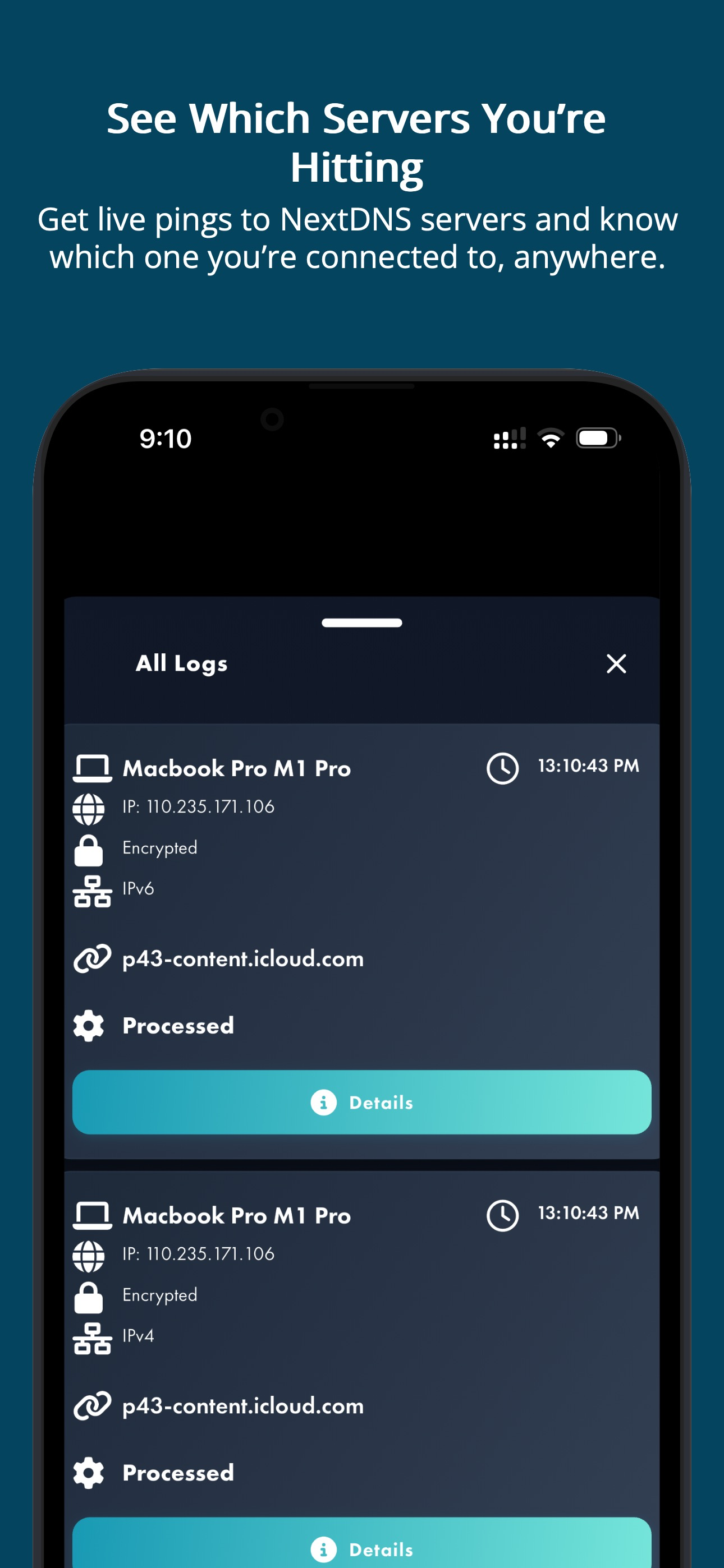Next Dash Dns - NextDNS remote screenshot 4