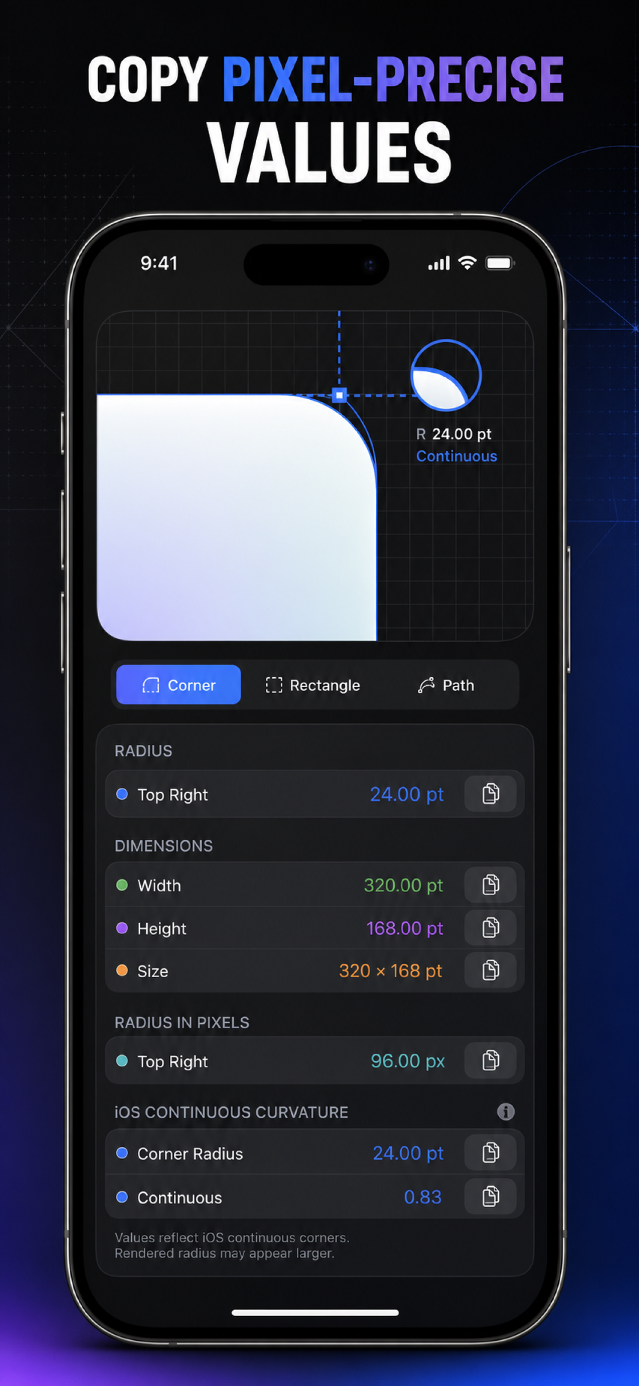 Corner Radius: Live Preview screenshot 5