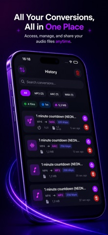 Mp4 Video Converter To Mp3 iPhone screenshot