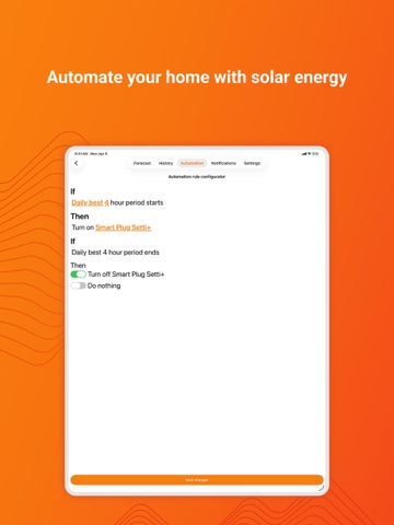 Solar PV Forecast & Alerts iPad screenshot