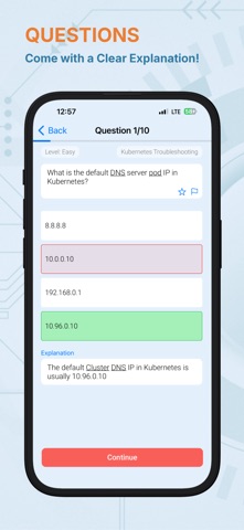 Learn CKA Kubernetes Test iPhone screenshot