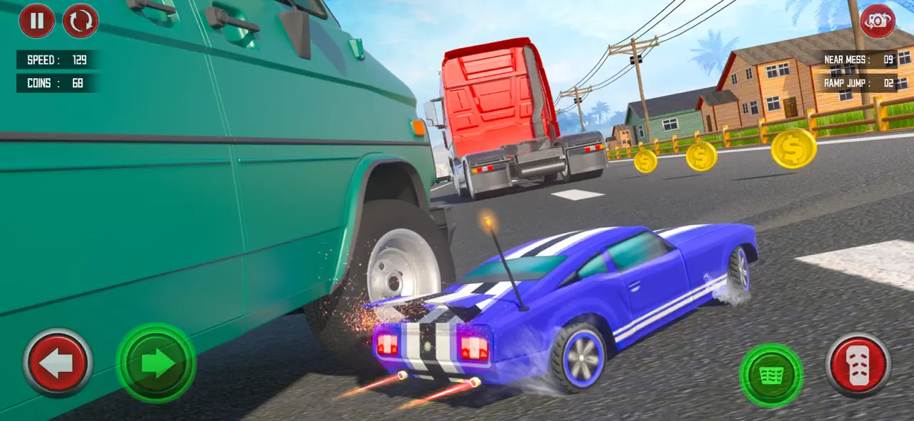 Screenshot #2 pour jeu de course de mini-voitures