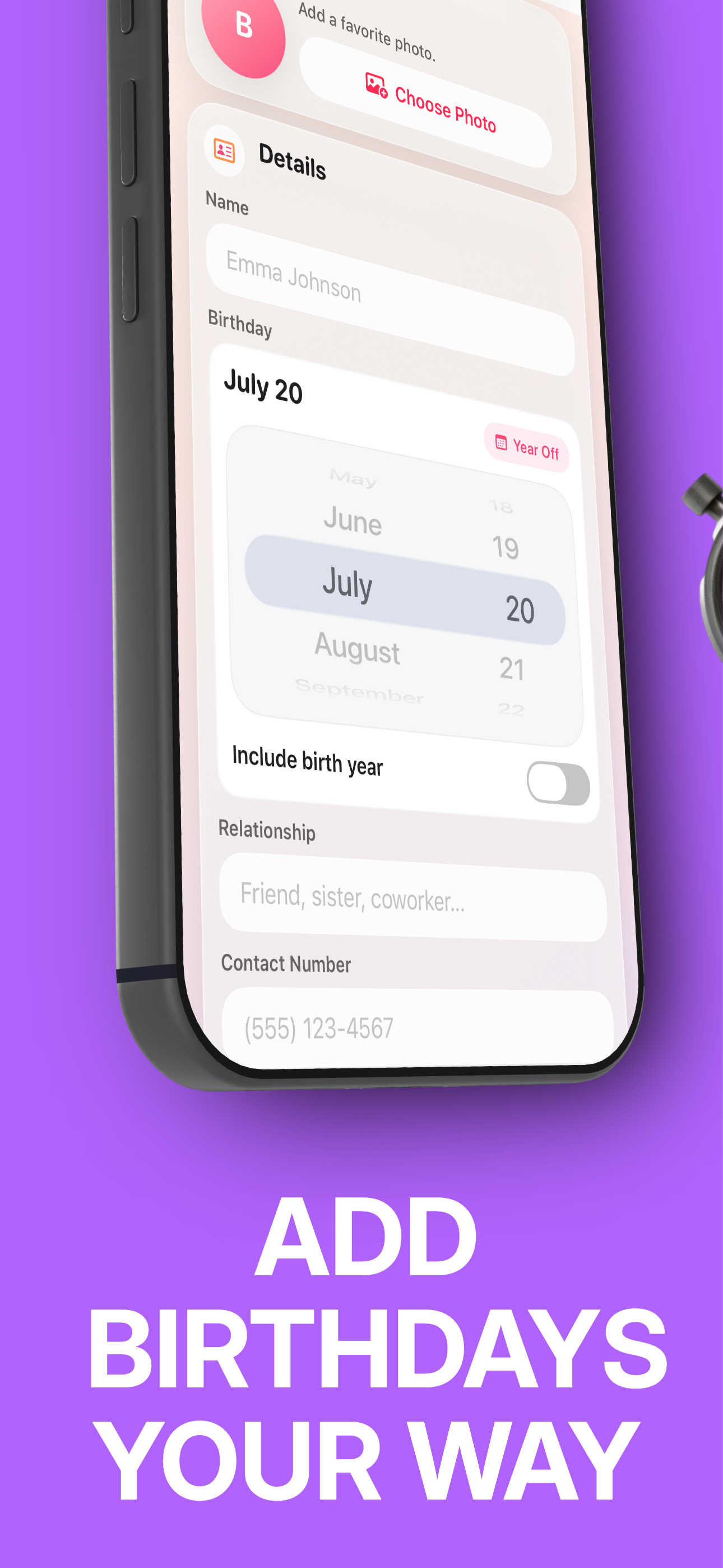 WishAhead: Birthday Reminders screenshot 2