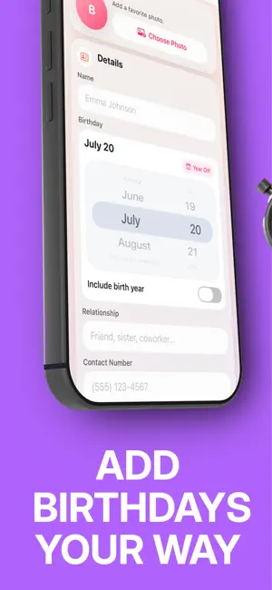 WishAhead: Birthday Reminders screenshot 2