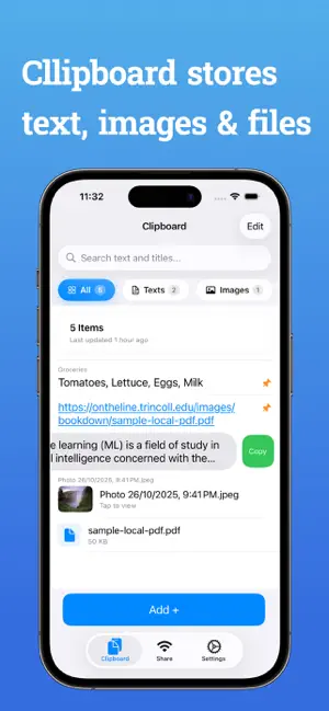 Clipboard Copy Paste & Files screenshot 2