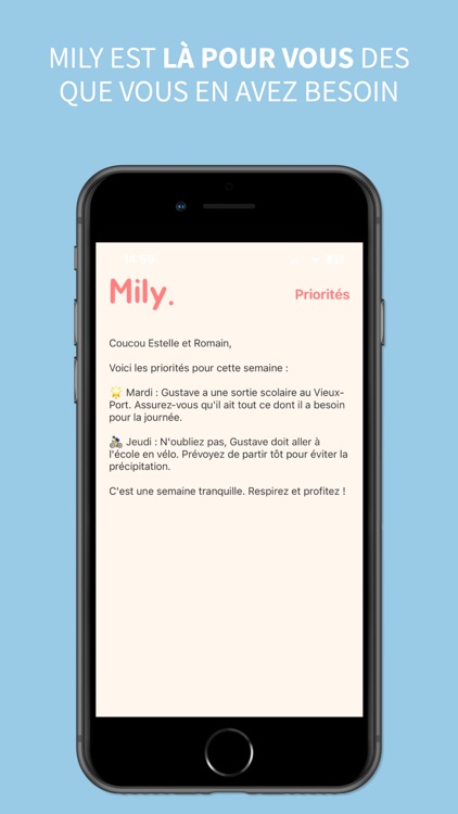 Mily, l'assistant familial