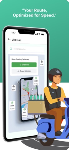 Veedasip Delivery App screenshot