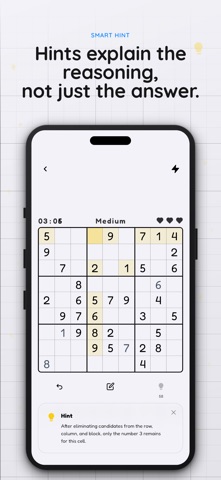 Sudoku: Hints & Number Logic Screenshot 1 of 5
