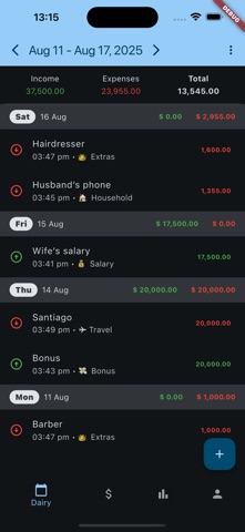 iBudget - Manage your Finances Screenshot 5 of 8