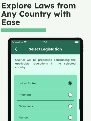 Legal AI Assistant: Law Help iPad screenshot