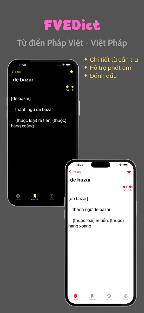Screenshot #3 pour FVEDict - Từ Điển Pháp Việt
