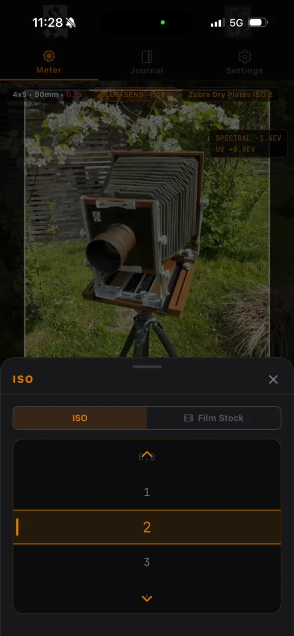 Screenshot #2 pour ProFilm Meter