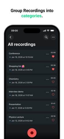 Voice Recorder & Transcribe Screenshot 2 of 6