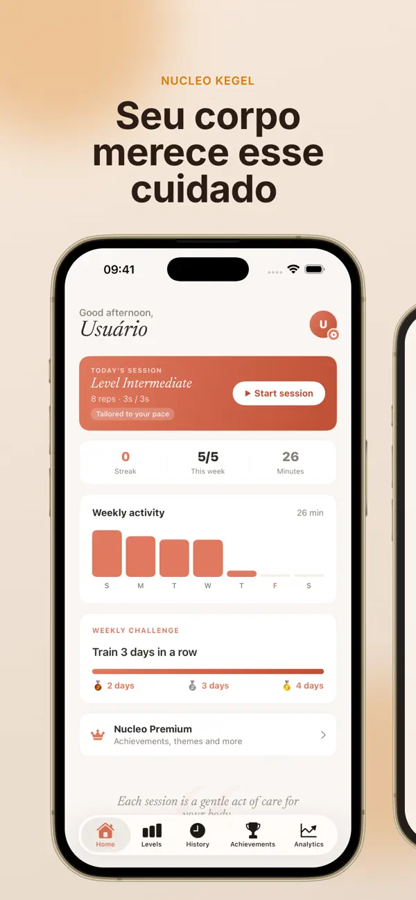 Screenshot #1 pour Nucleo Kegel: Assoalho Pélvico