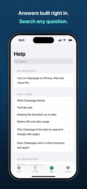 Clearpage: Safari Ad Blocker screenshot 2