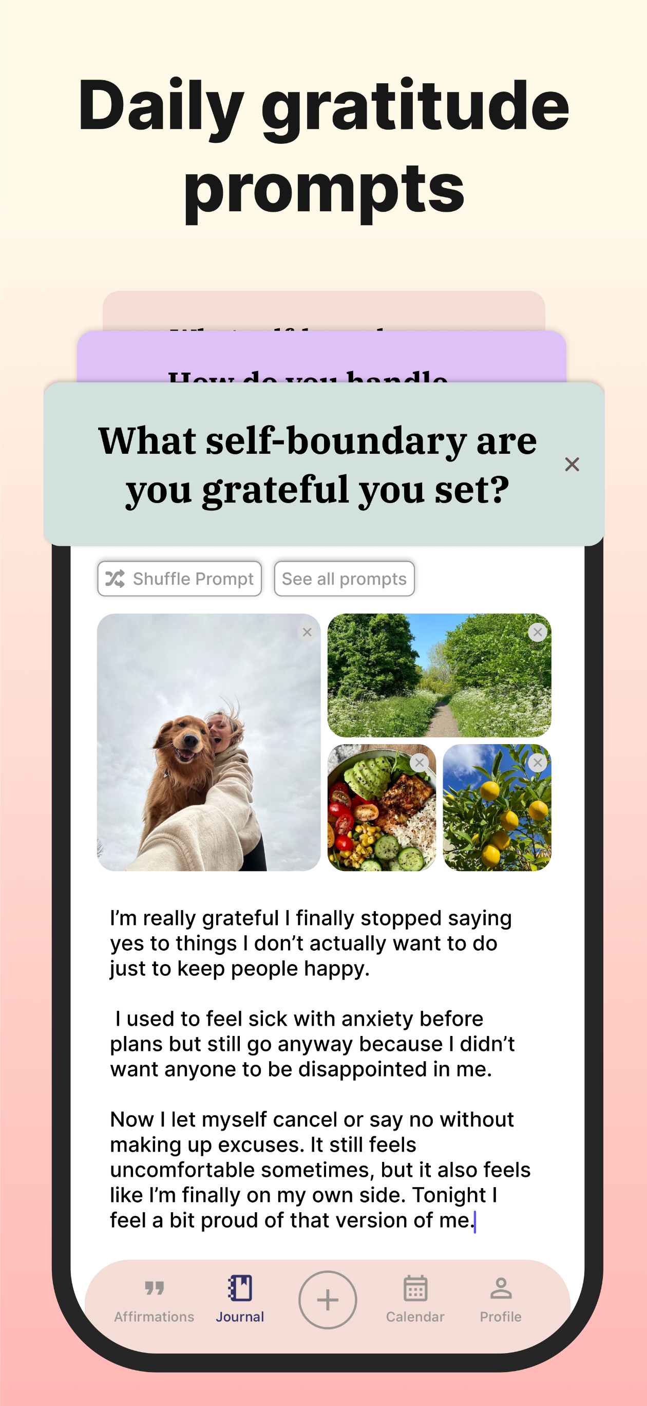 One Good Thing: Affirmations