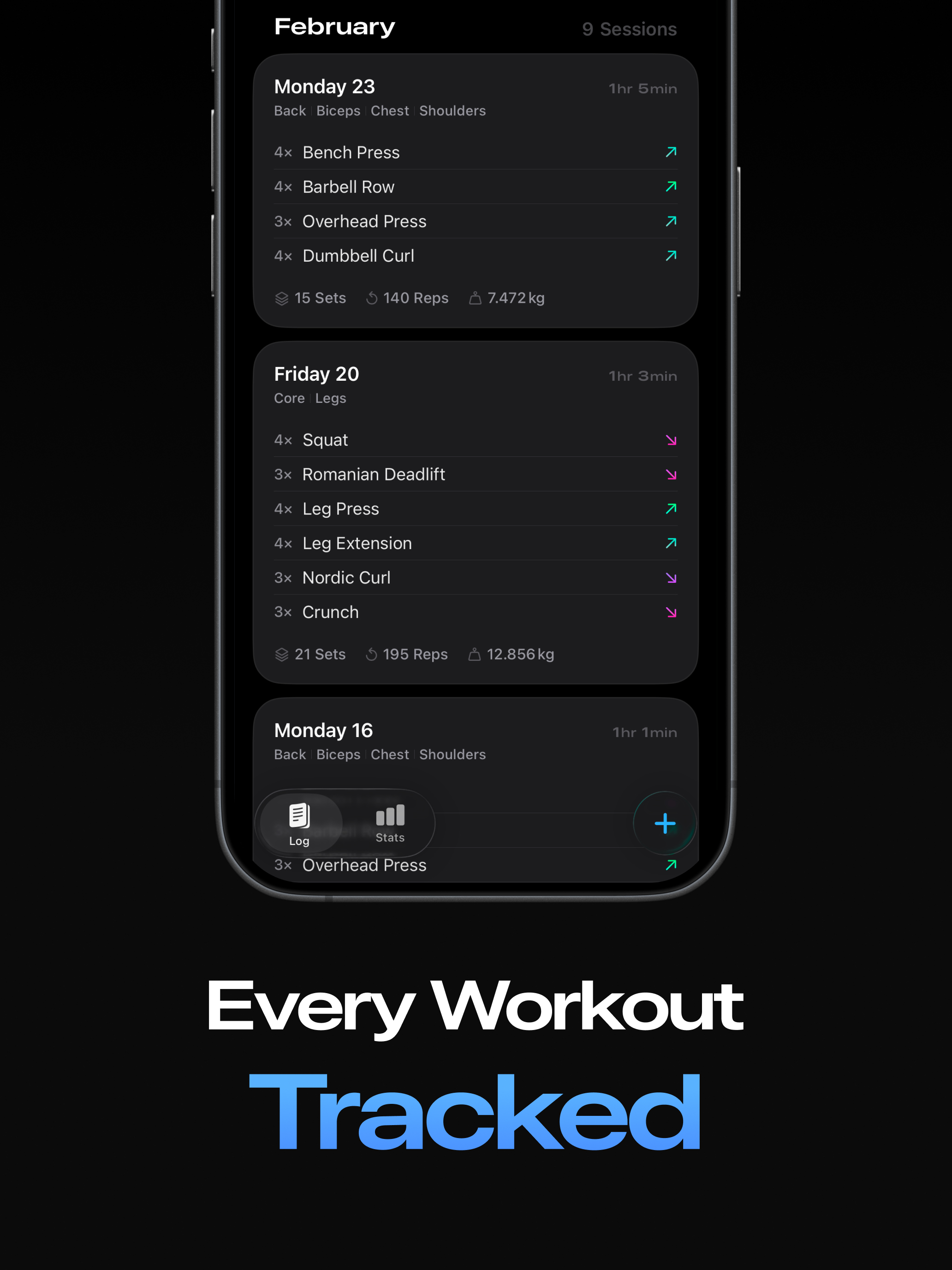 Gym Workout Tracker - Gritlog screenshot 11