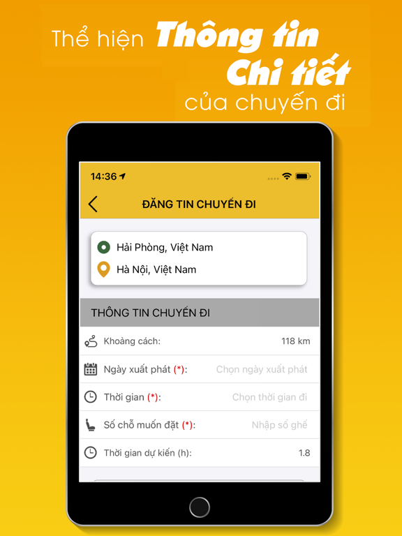 Screenshot #5 pour Tìm đặt xe - Đi chung muôn nơi