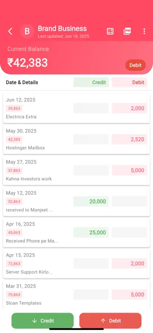 MyLedger Pro screenshot 2