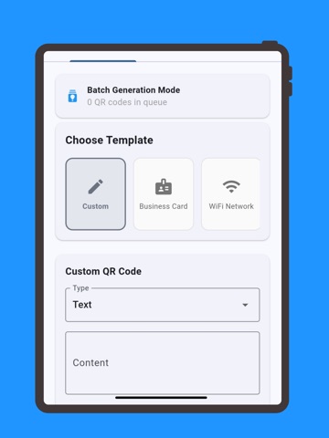 QR Code Scanner & Generator QR iPad screenshot