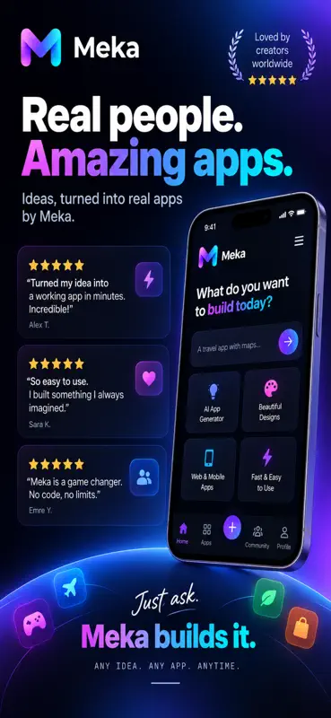 Meka: AI App Builder & Maker screenshot 8 of 8