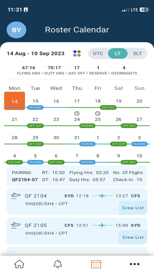 #2. iFlight Crew Mobile (iOS) بواسطة: IBS Software Private Limited
