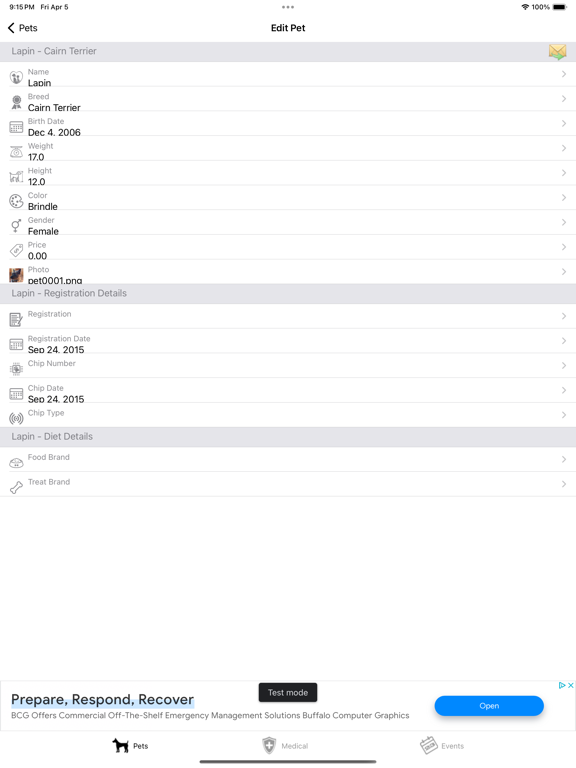 Screenshot #6 pour myPetCareLE
